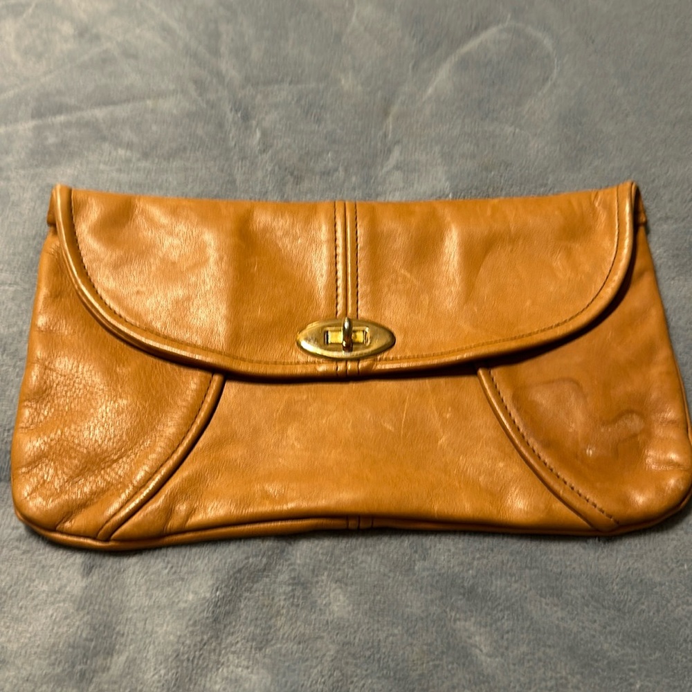 Sadle Makers clutch with hardware